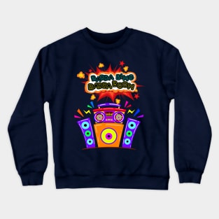 Boombox and Speakers Music Love Crewneck Sweatshirt